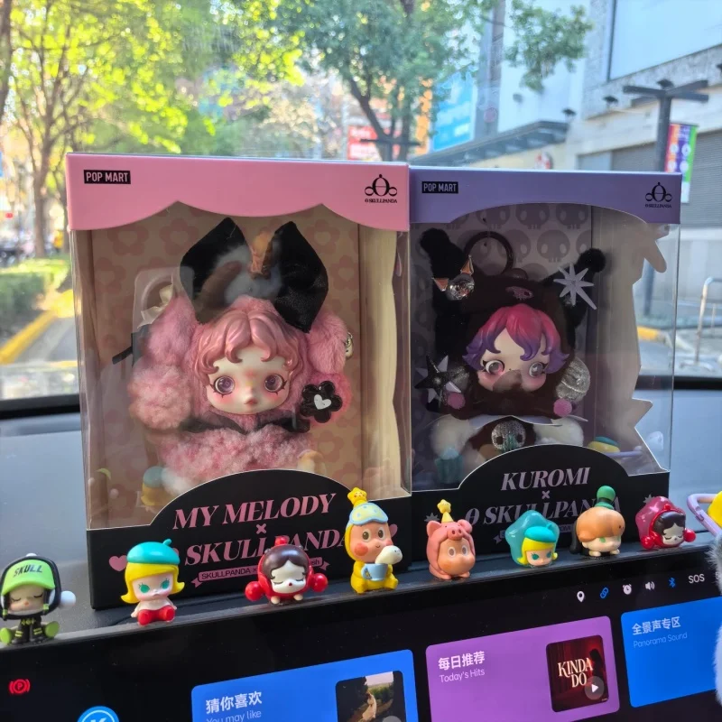 

POP MART SKULLPANDA Melody Coolomi: Серия плюшевых игрушек-подвесок, игрушки-сюрпризы, аниме-фигурки