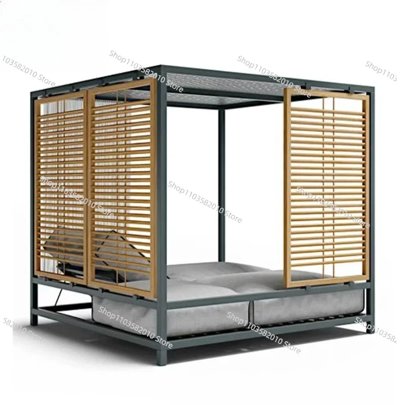 

Suitable for outdoor double sunbathing chairs, garden poolside beds, terrace aluminum frame sunbathing beds