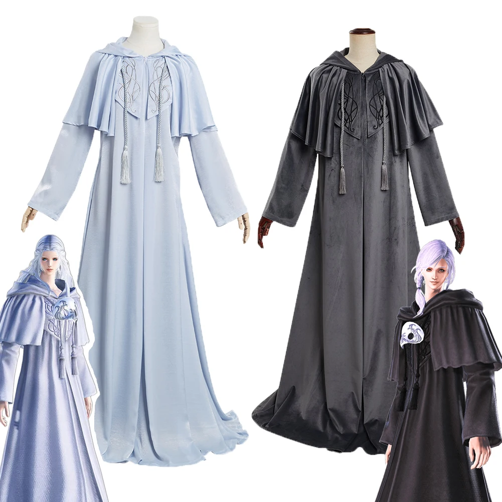 

Game Final Cosplay Costume Fantasy Cos Hydaelyn Hythlodaeus Outfit Robe Accessory Halloween Carnival Suit For Roleplay