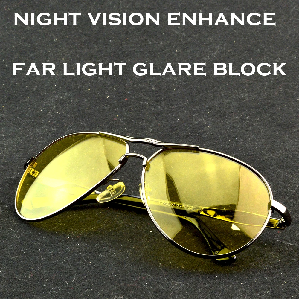 

Clara Vida Night Vision Enhance Polarized Men Women Far Light Glare Blocking Sunglasses