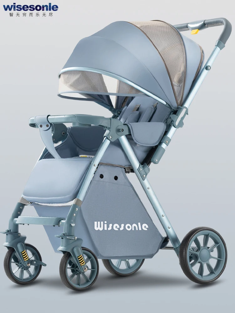 Baby Stroller Can Sit and Lie High Light Foldable Landscape Two Way Baby Stroller, Children's Stroller, and Baby Walking Tool