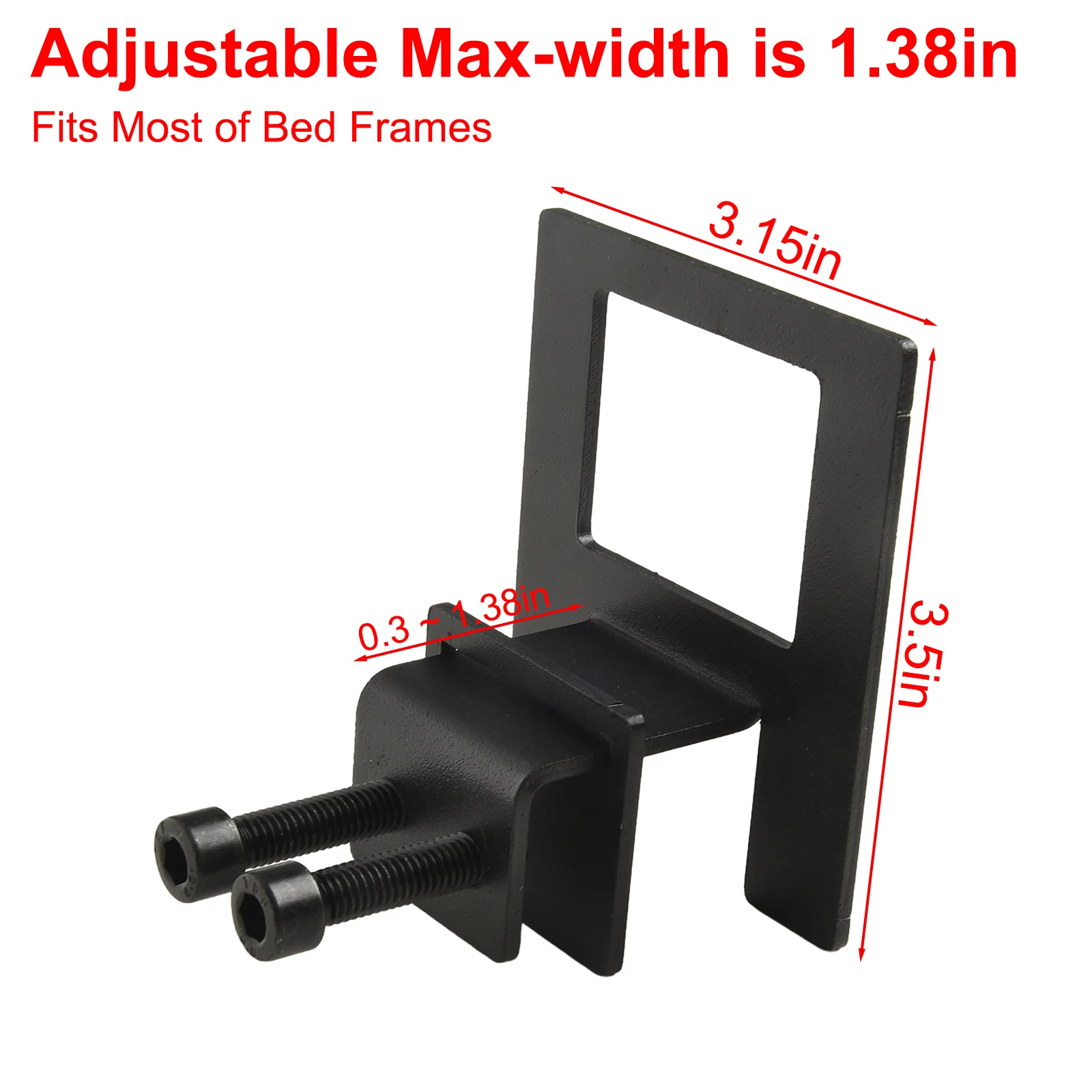 Anti-Slip Mattress Bezel Metal Bed Frame Mattress Retainer Bed Slide Stopper Mattress Gripper Bed Holder Retainer Baffle