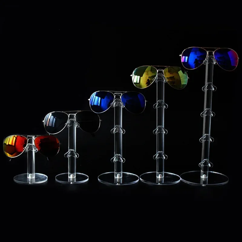 High Quality Acrylic Sunglass Display Stand Shelf Eyeglasses Showcase Rack Jewelry Holder Glasses Display Props