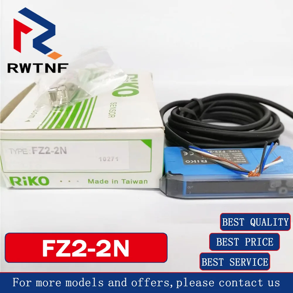 Novo sensor amplificador de fibra RIKO genuíno FZ2-2N, estoque de armazém 100% original