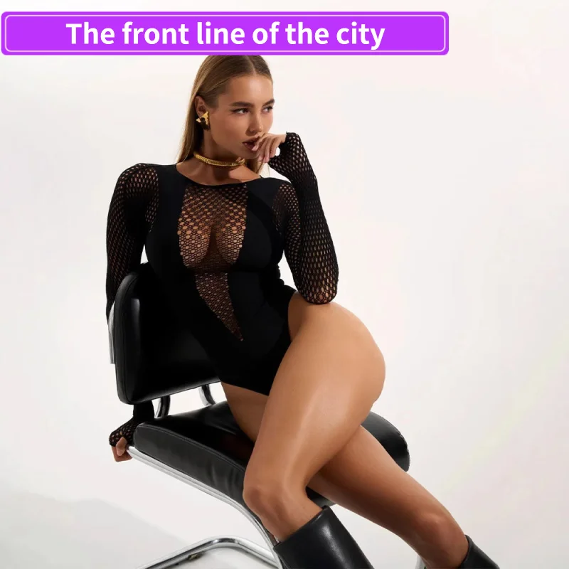 

Сексуальные кружевные облегающие брюки с высокой талией из ультратонкой полиэстеровой ткани, модные женские брюки-кюлоты с высокой талией