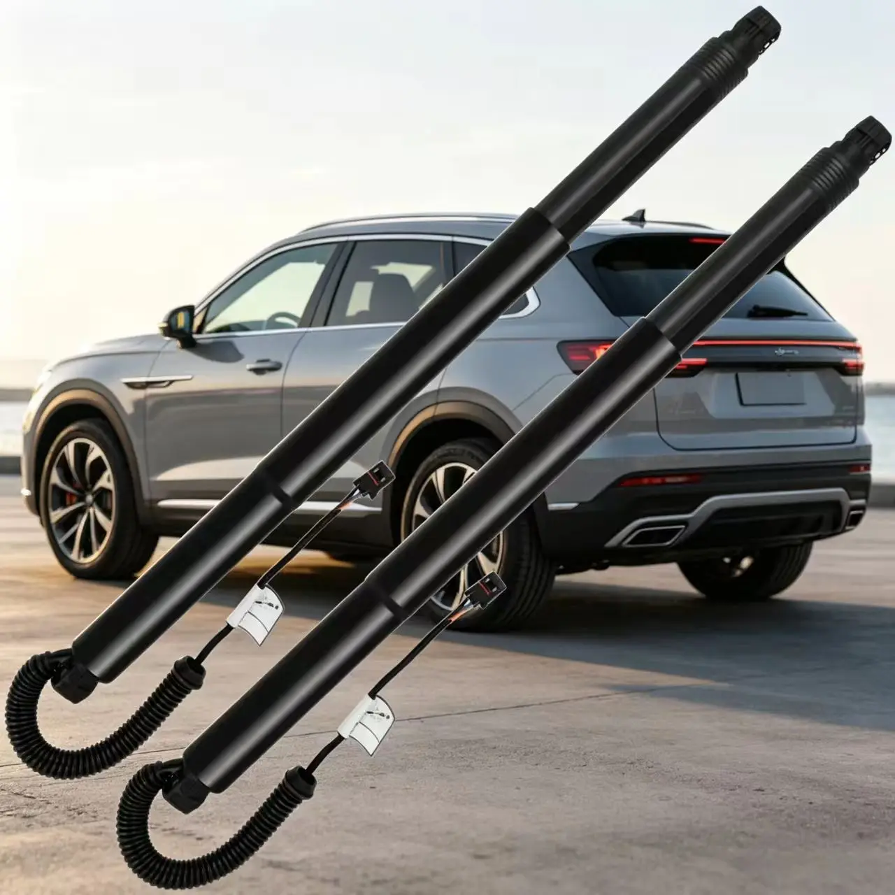 

For 2021- Nissan Qashqai Tailgate Support Rod Rear Tailgate Strut Electric Support Struts 905616UA0C 905606UA0A