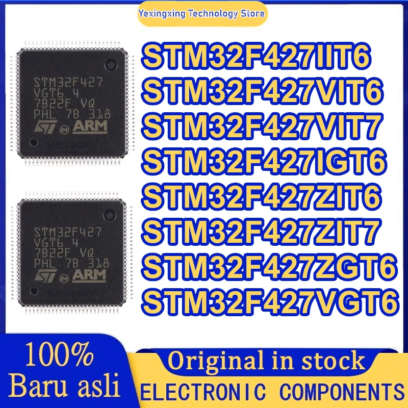 STM32F427IIT6 STM32F427VIT6 STM32F427VIT7 STM32F427IGT6 STM32F427ZIT6 STM32F427ZIT7 STM32F427ZGT6 STM32F427VGT6 100% Neue Herkunft