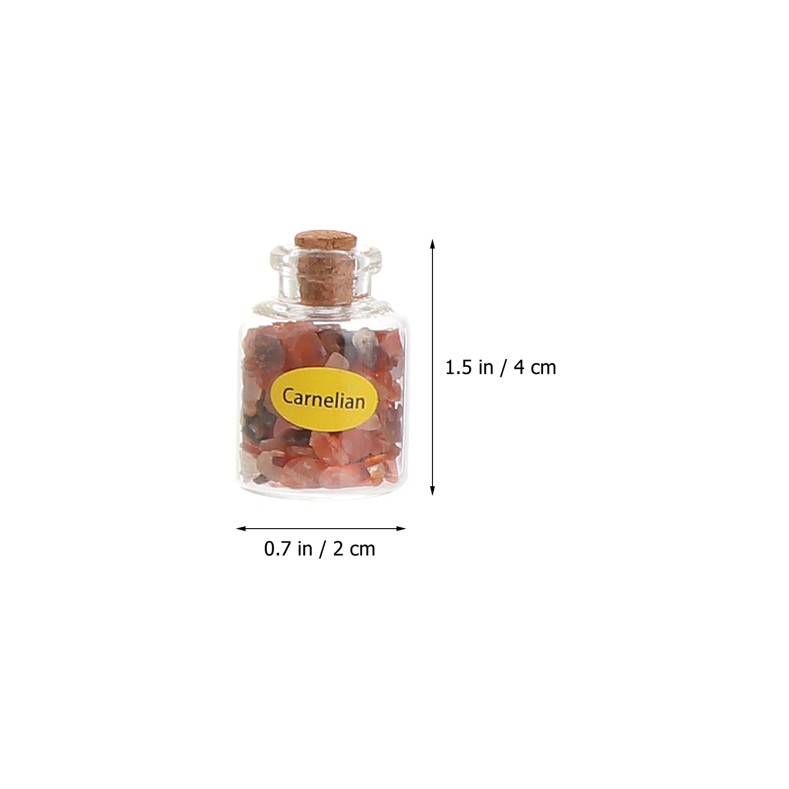 

9Pcs Crystal Gemstone Bottles Natural Chakra Stones for Wishing Bottle Sets Healing Jewelry Decoration Gift