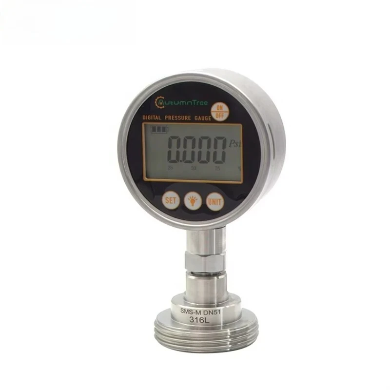 

Hot Sale 80mm 0.05% High Precision Display Digital Pressure Gauge LED Manometer
