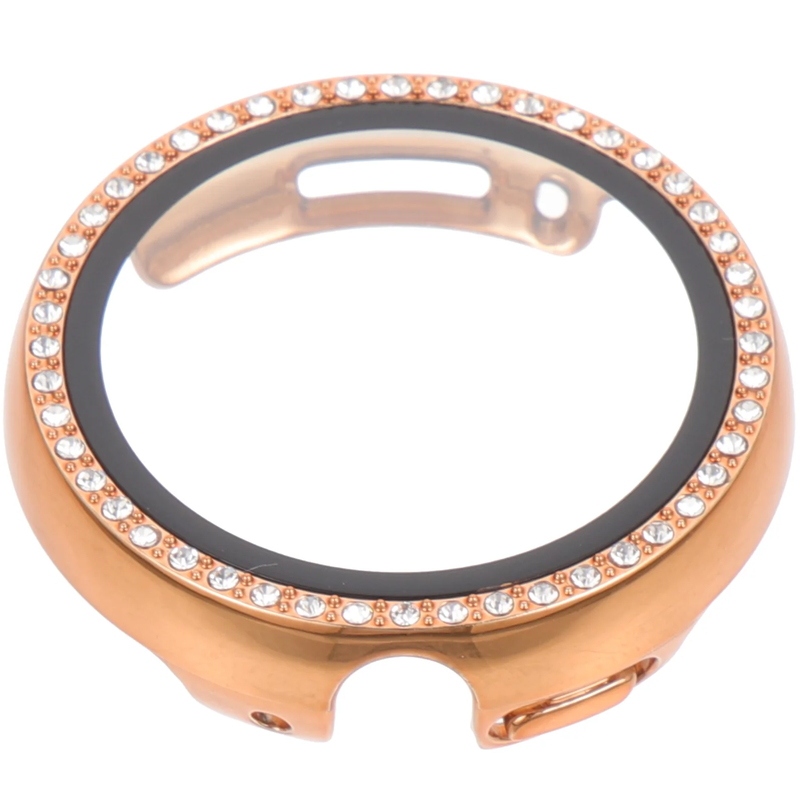 

Rhinestone Watch Case for Watch Scratch Resistant Elegant Protective Shell Easy Install Remove Smartwatch Shell