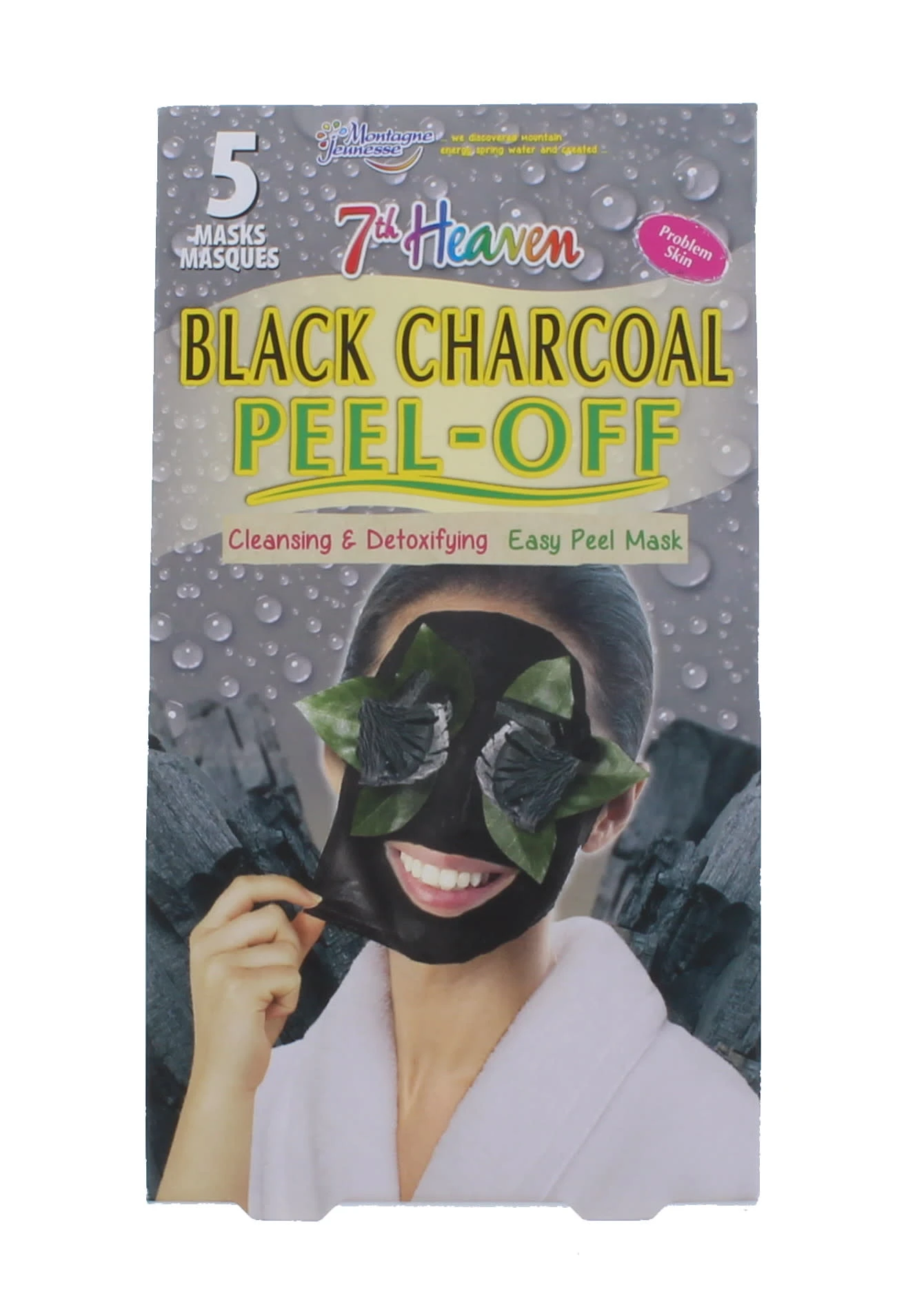 

Montagne Jeunesse - 7th Heaven Charcoal Peel Off Mask (5 бесплатных упаковок в подарок)
