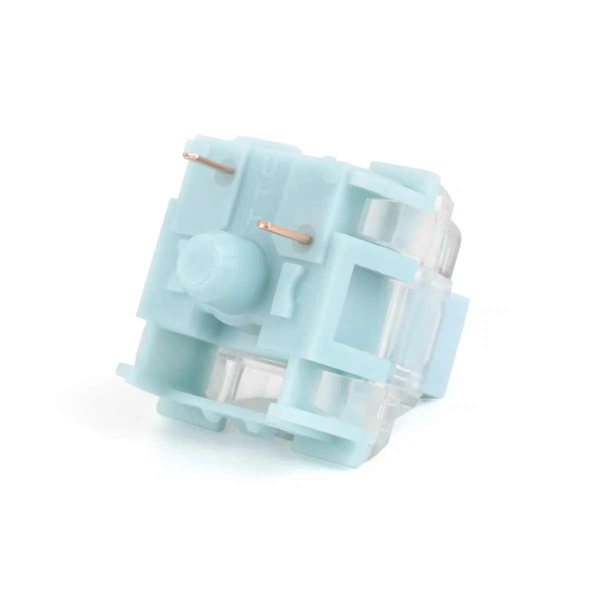 TTC صامت مزرق أبيض التبديل HiFi الصوت 3Pin اللمس مصلحة الارصاد الجوية RGB 42g للوحة المفاتيح الميكانيكية كتم مفاتيح مزدوجة مطلية بالذهب الربيع