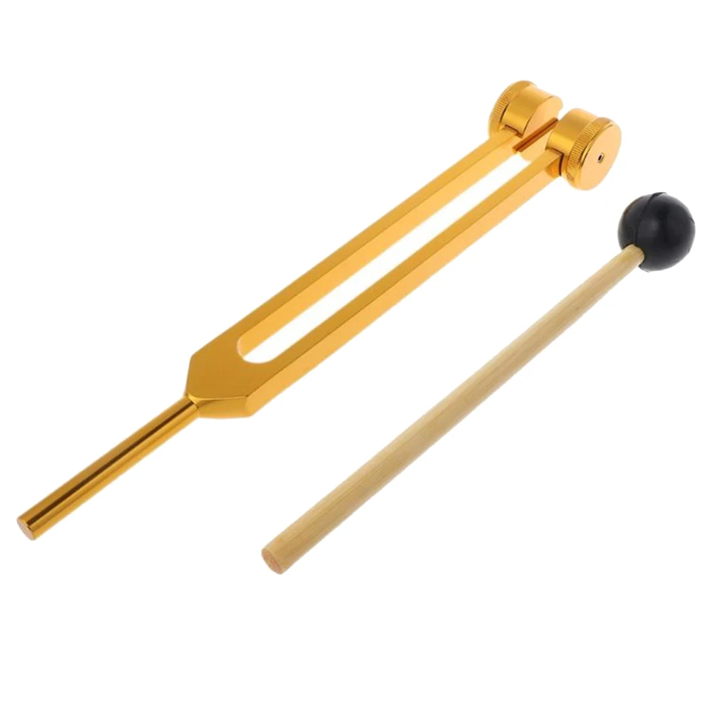 جديد 128 هرتز C128 سبائك الألومنيوم ضبط شوكة شقرا المطرقة الكرة أداة تشخيصية لعلاج شفاء الصوت الرعاية الصحية شفاء