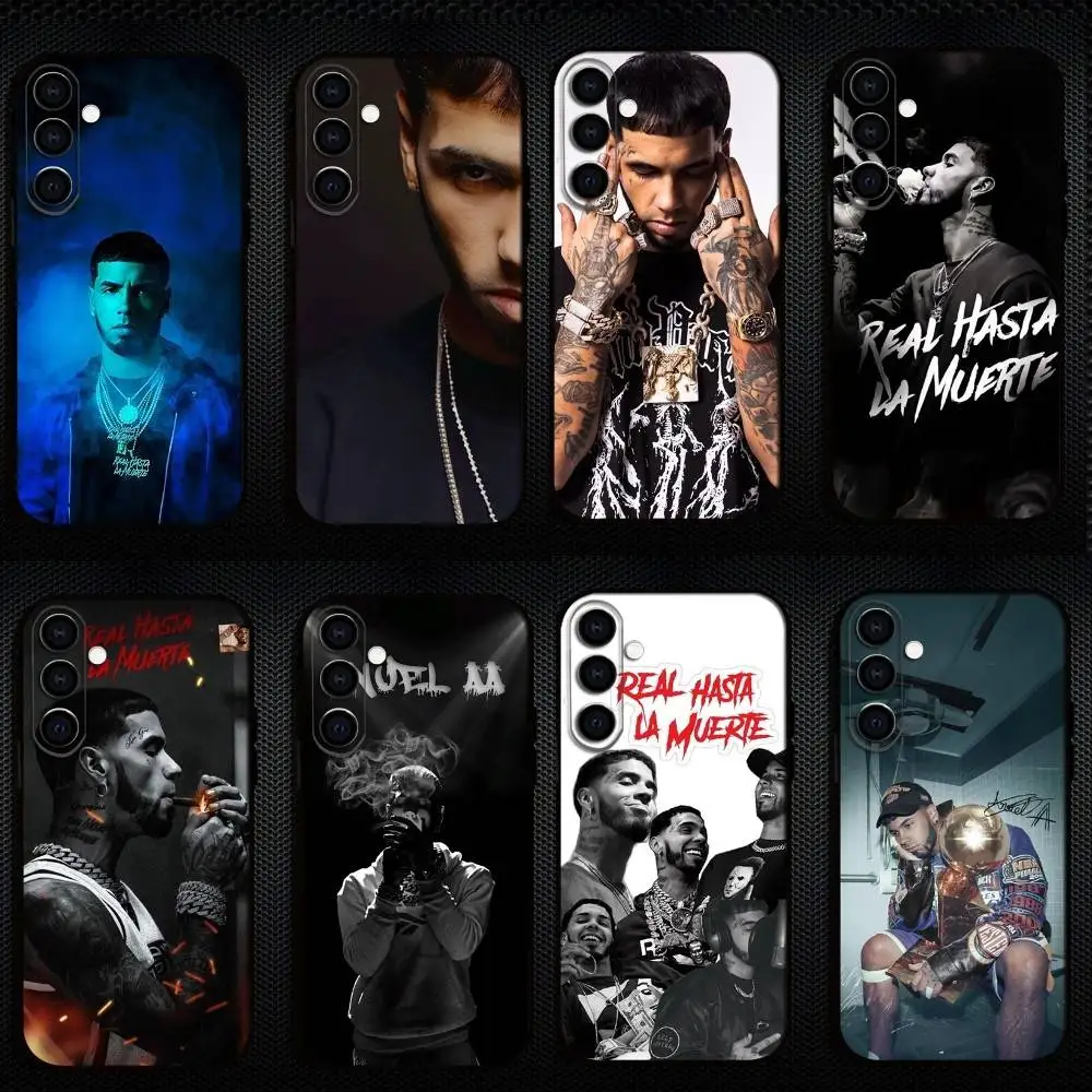 

Rapper A- Anuel AA Phone Case For Samsung Galaxy A73,A72,A71,A70,A53,A52,A51,Others Soft Black Cover