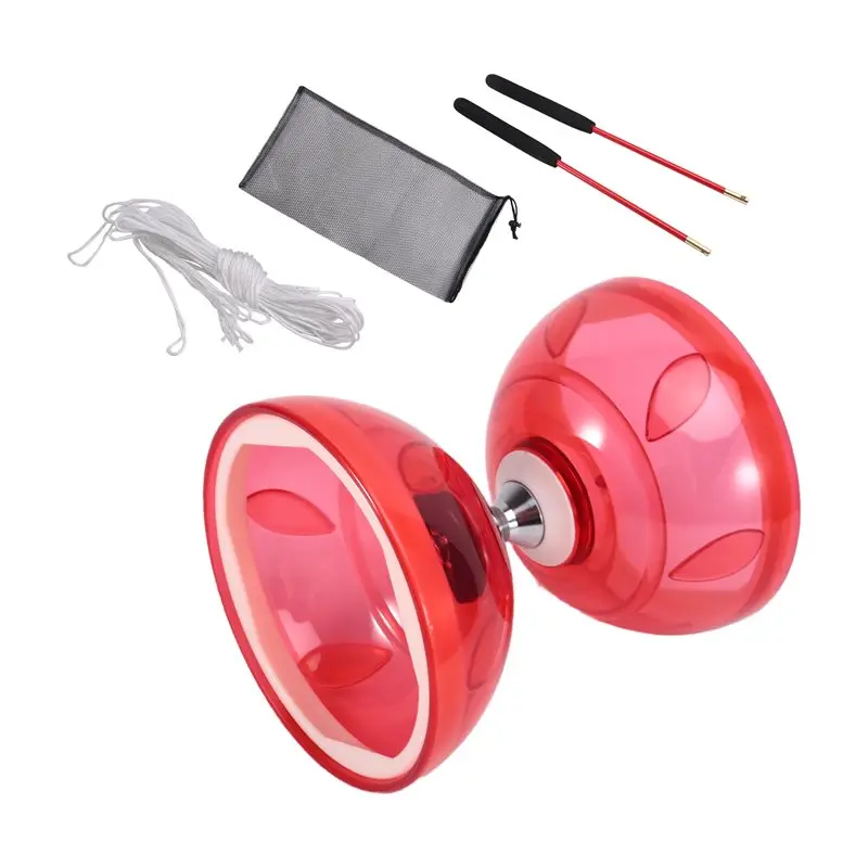 ديابولو بخمسة محامل ورأسين للعب في الهواء الطلق واللياقة البدنية، يو-يو للعب، مناسب لكبار السن - Y44A