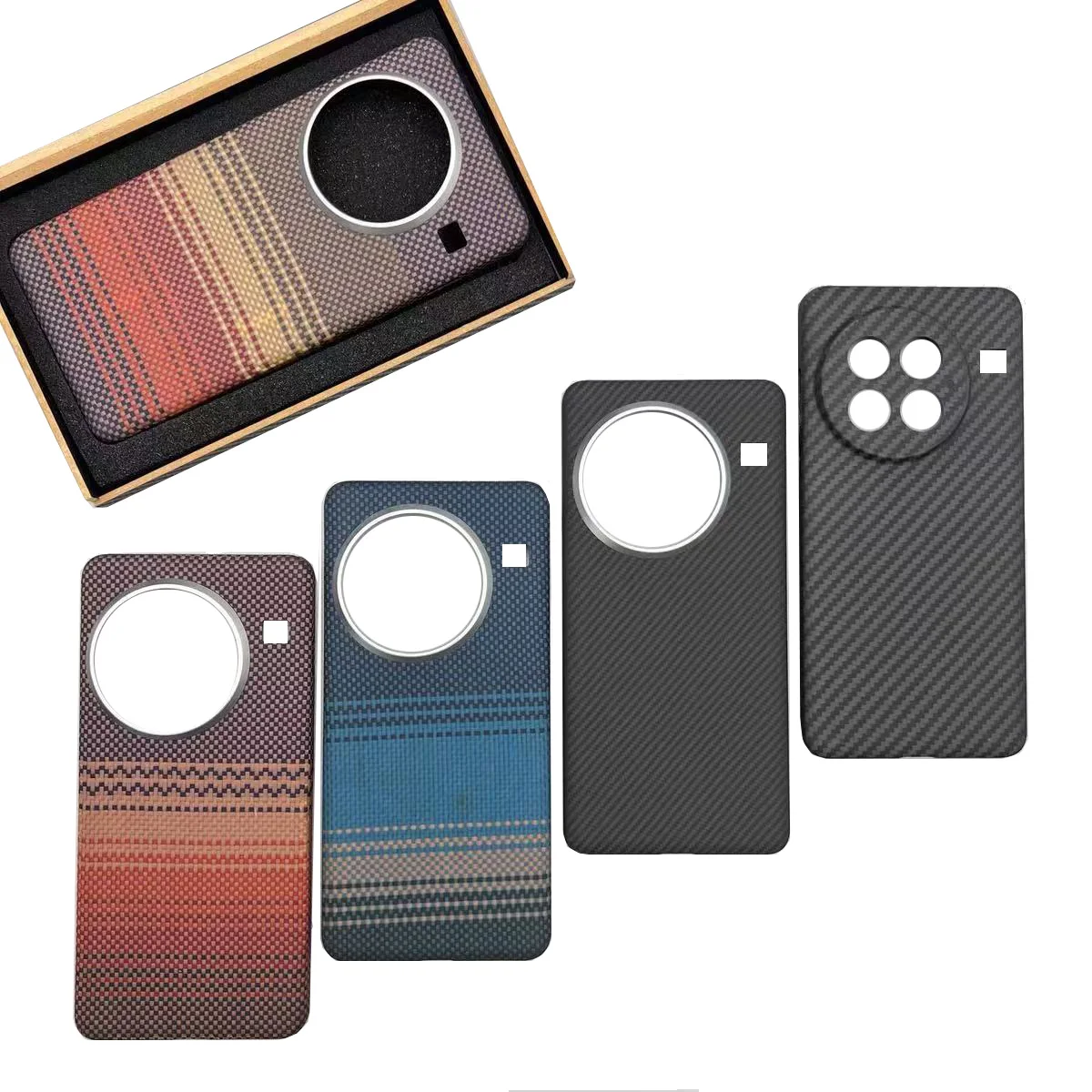 

Luxury Design New Business Style for Oneplus 13/13T Mobile Phone Shell Aramid Fiber Anti-Fall Protective Case