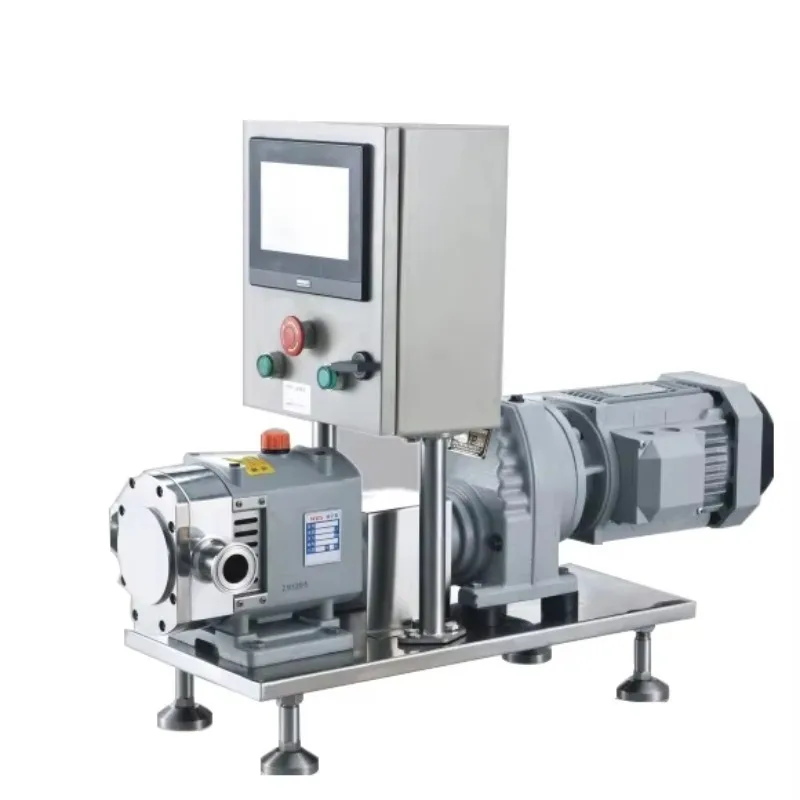 

15HP 11KW ZB3A-100 Sanitary Stainless Steel SS316L Butt-Weld Rotor Lobe Pump with Control Box and Explosion Proof Motor