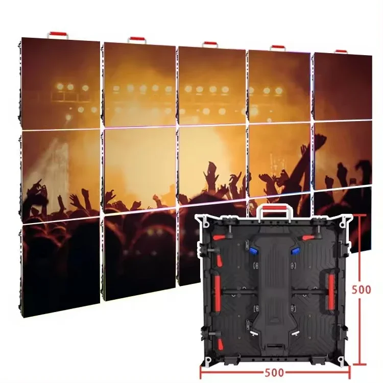 Customizable Waterproof Outdoor Big Size High Resolution P8 P10 mm Hanging Rental Concert Stage Background Wedding
