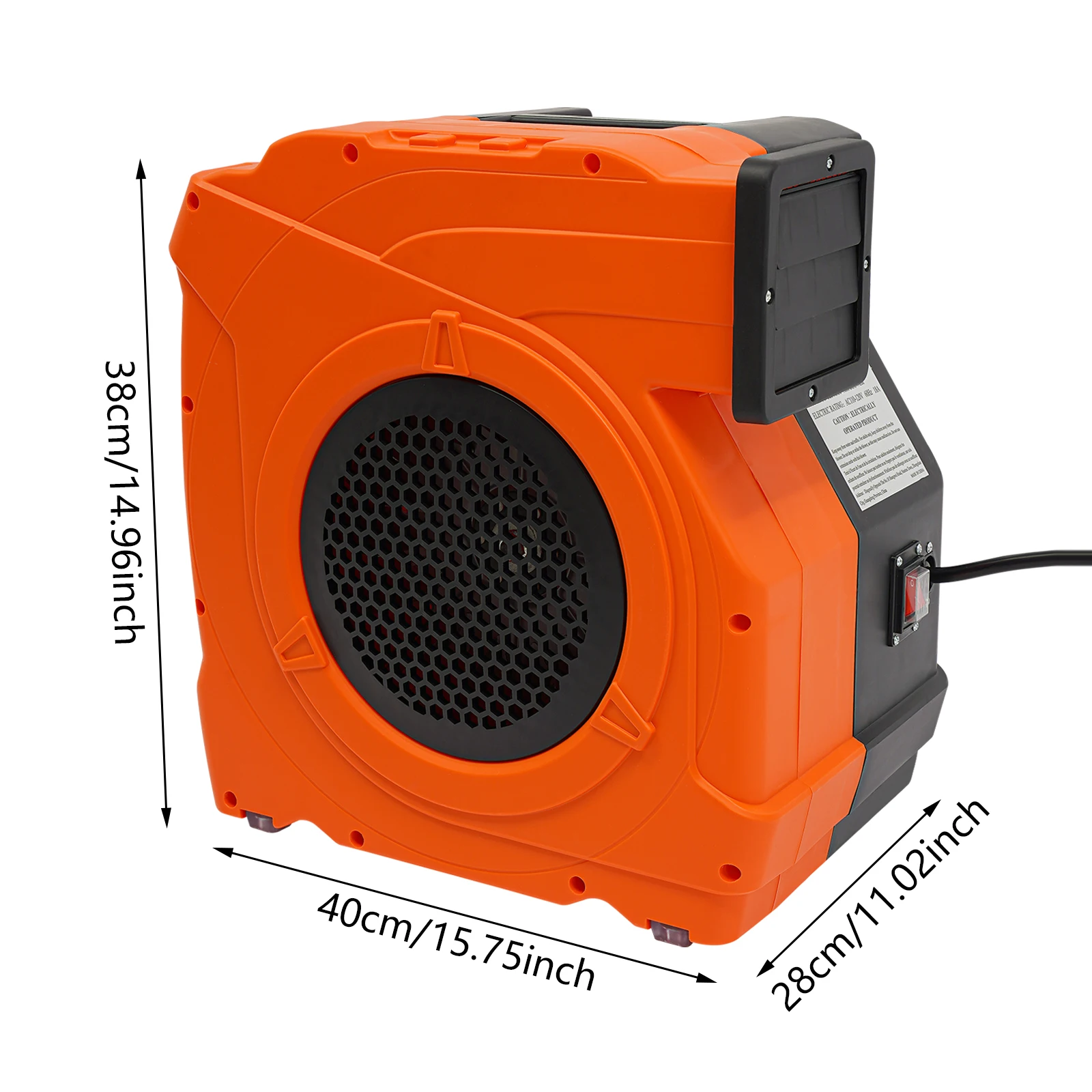 3 PS Hüpfburg-Gebläse, 2150 W tragbares kommerzielles Luftgebläse für große Wasserrutschen, aufblasbare Burg-Sprungrutschen