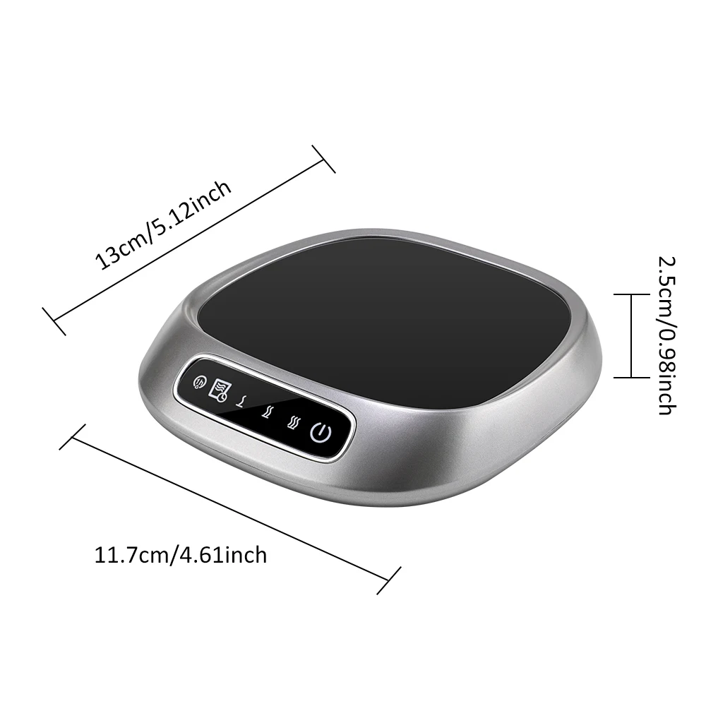 최신 스마트 온도 조절 히팅 코스터 USB 사무실 가정용 히팅 코스터 3단계 조절 온도 유지 워머