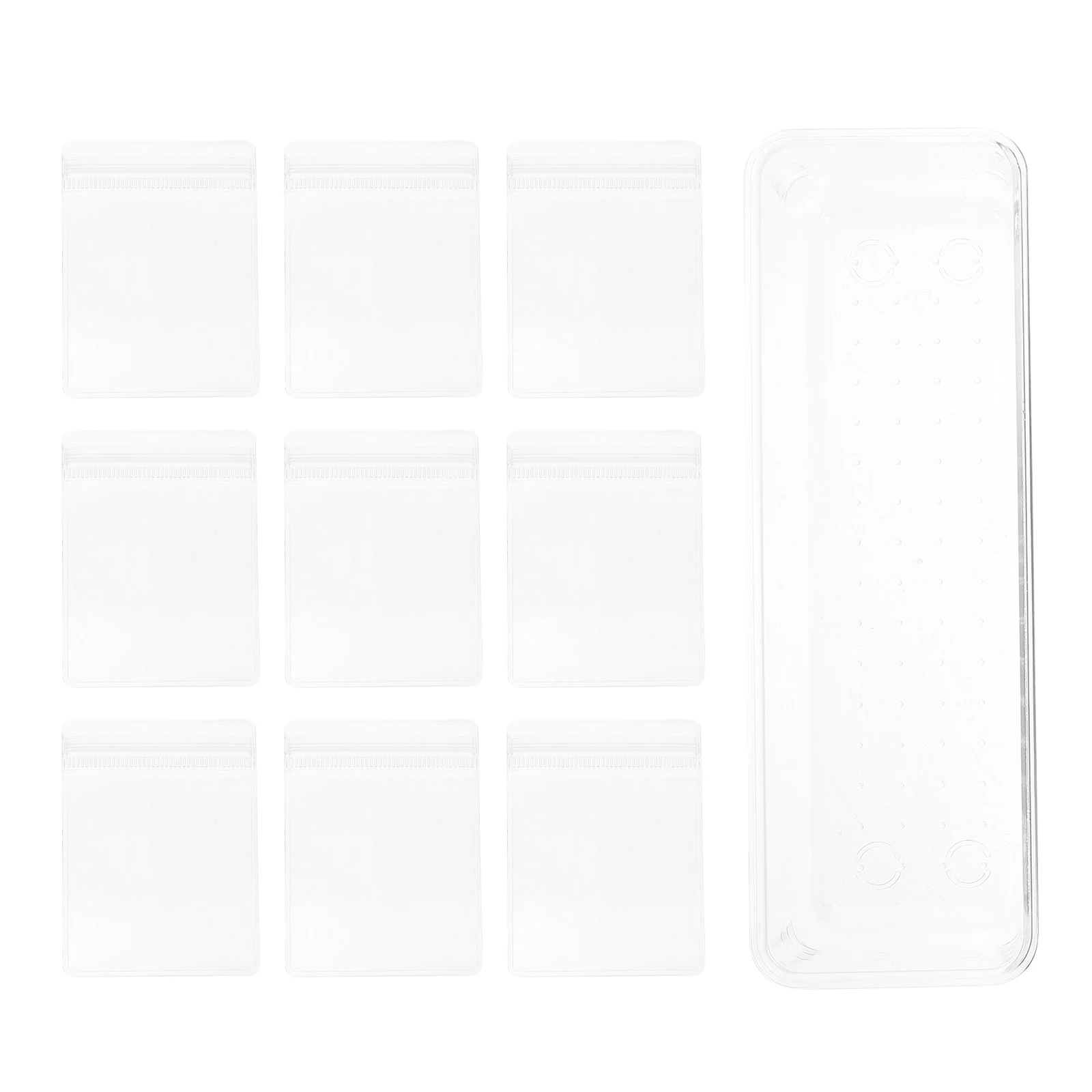 

Jewelry Storage Box Clear Pouches Organizer Bag Small Bags Earrings Case Anti Tarnish Waterproof Dustproof Zipper Bags Bracelet