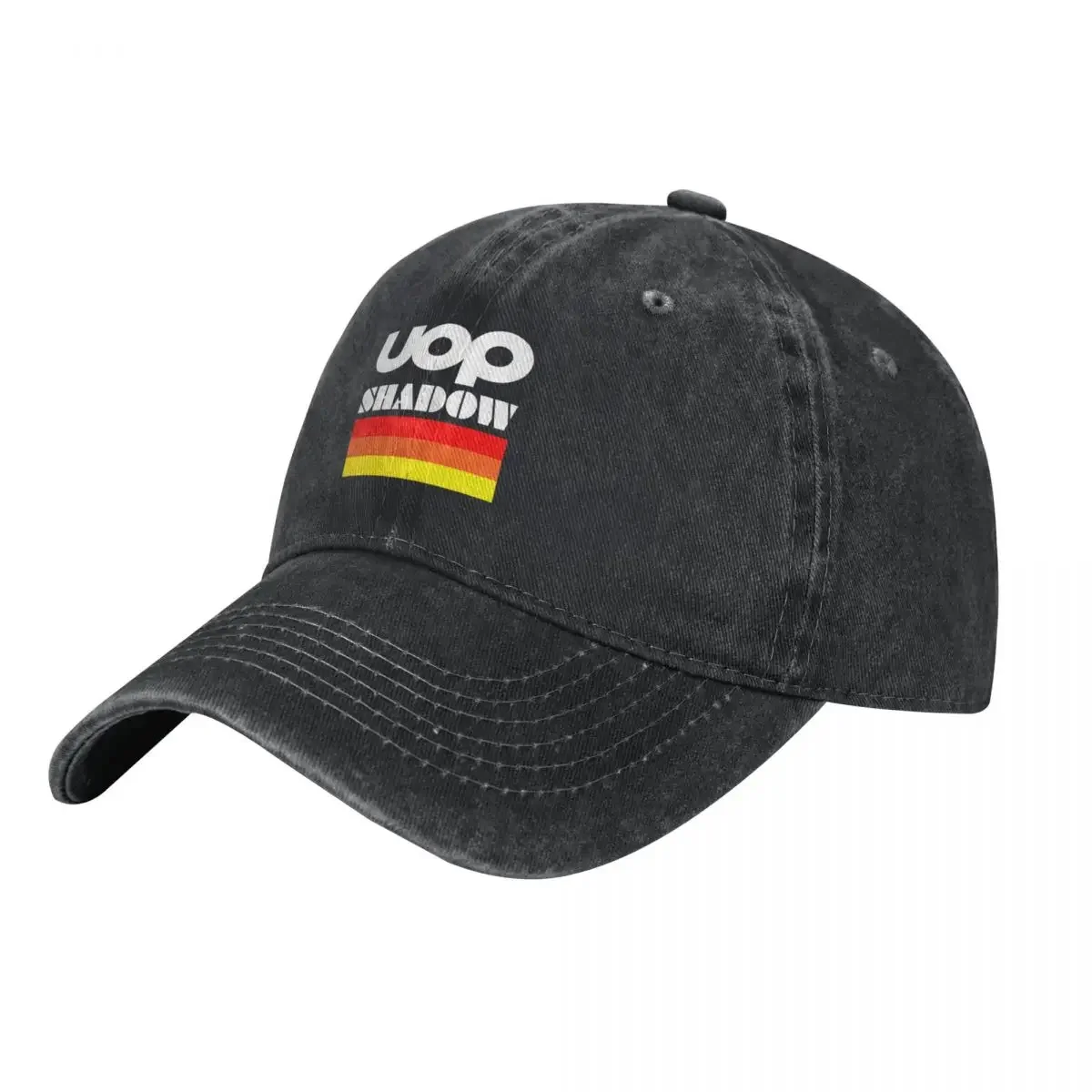 UOP Shadow retro F1 sponsor block logo Baseball Cap Golf Hat Man Streetwear Trucker Hat Hats Woman Men's