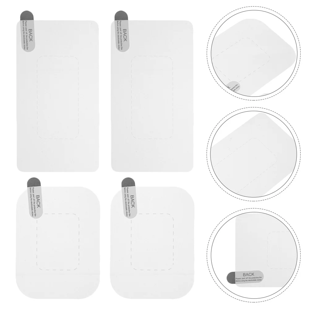 

20pcs Dash Cam Electrostatic Film Clear Reusable Windshield Sticker For Car Glass Mounting No Residue Easy Install Auto