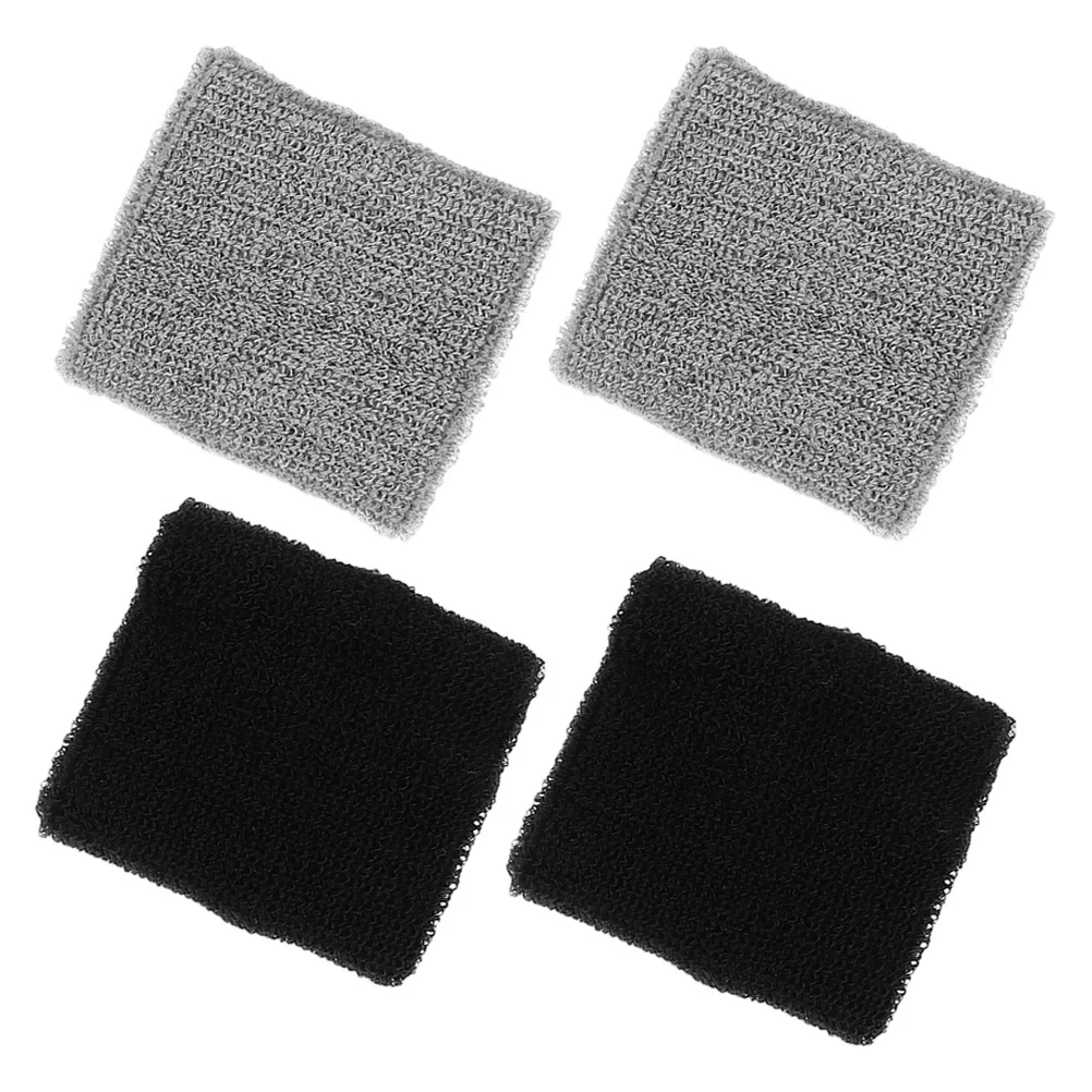

4Pcs Sports Wrist Sweat Bands Elastic Breathable Wrist Braces Support Wraps Workout Fitness Wristbands for Men