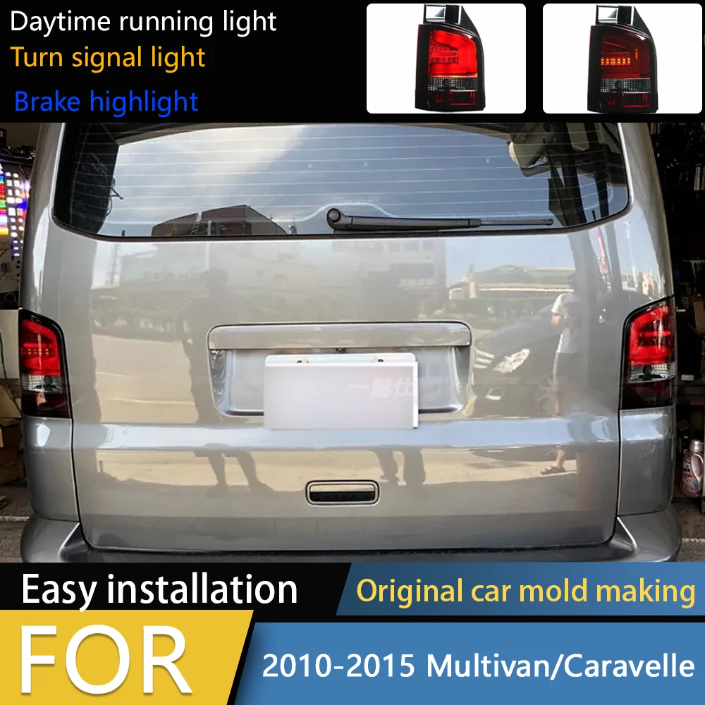 

Car Tail Lights For VW Multivan Caravelle T5 2011-2015 new style full LED Tail Lamp Dynamic Turn Signal Light Tail Lamp Assembly