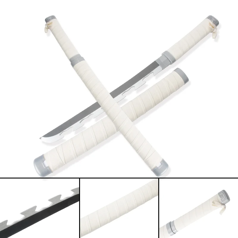 Novo modelo 60cm/23.6 Polegada demon slayer katana 1:1 padrões originais armas cosplay mitsuri tanjiro brinquedo de madeira anime espada