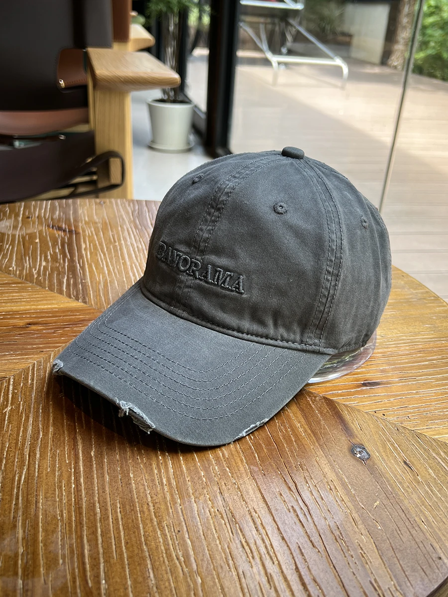 

Vintage Plaid Baseball Cap Four Seasons Sunshade Breathable Spring Autumn Casual Duckbill Cap for Men