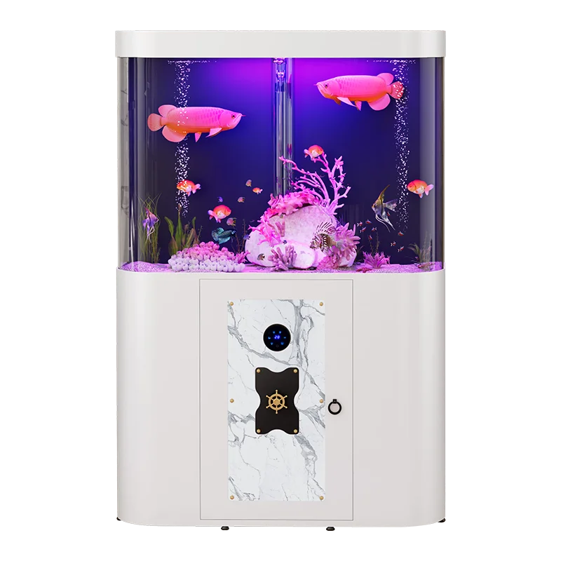 

190L Indoor Living Room Acrylic Aquarium New Medium Sized Aquarium with Filter