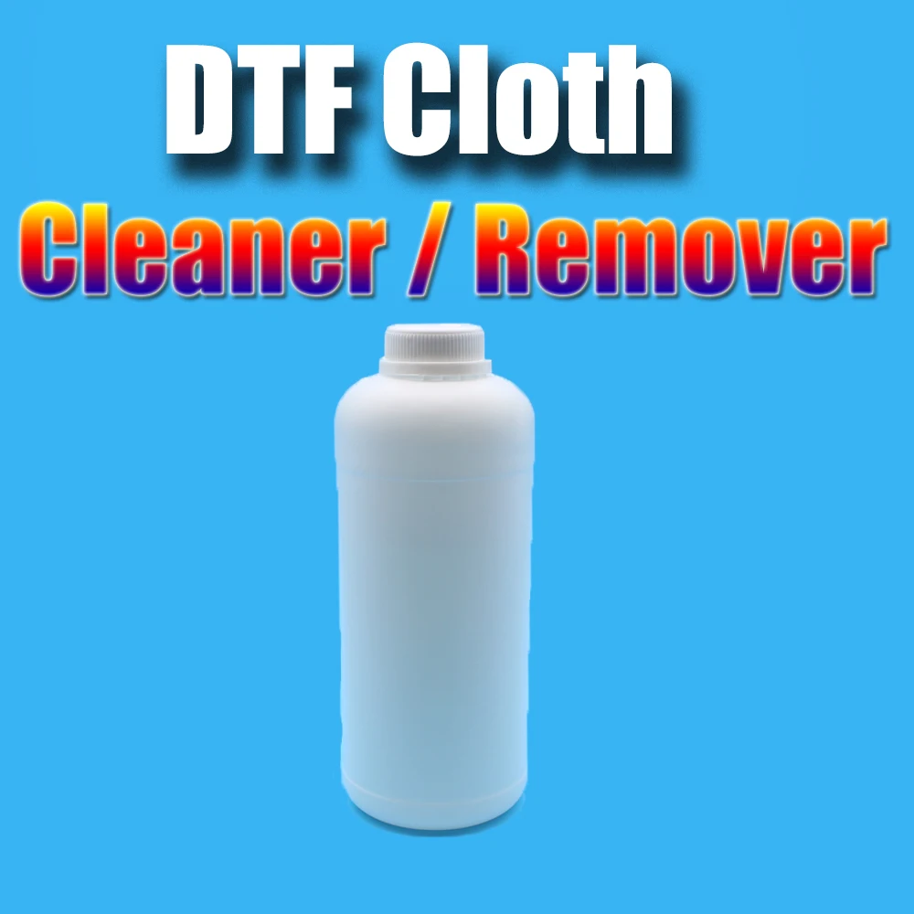 1 Liter DTF Cleanser Remover For Direct To Film Printing Cleaning Liquid Pattern Clean Remove Transfer Print Cleaner Detergent