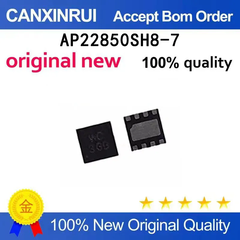 

(5-100 шт.) Совершенно новый оригинальный AP22850SH8-7 AP22850SH8 QFN DFN с шелкографией WC