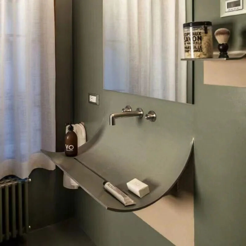 

Restaurant wall-mounted wash basin Kardashian same wall-mounted bathroom wash basin integrated basin