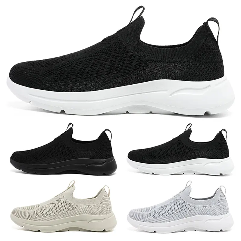 

Men Sneakers Low Top Casual Shoes Summer Outdoor Running Shoes Lace Up Breathable Mesh Sock Shoes Soft Sole Cushioning EU 39-48