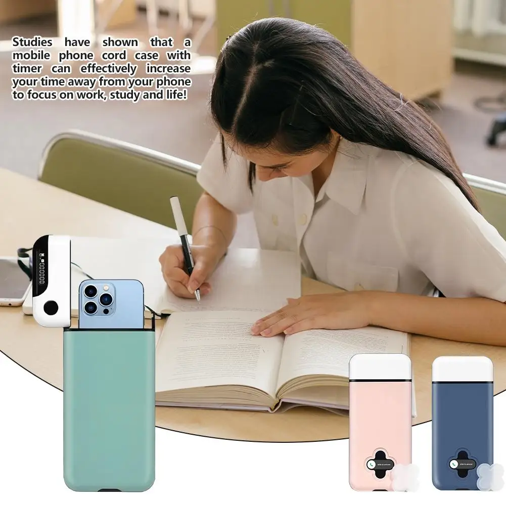 Cell Phone Lock Box With Timer For IPhone And Android Self-Discipline Box Exam Student Internet Addiction Home Decoration L O2I8