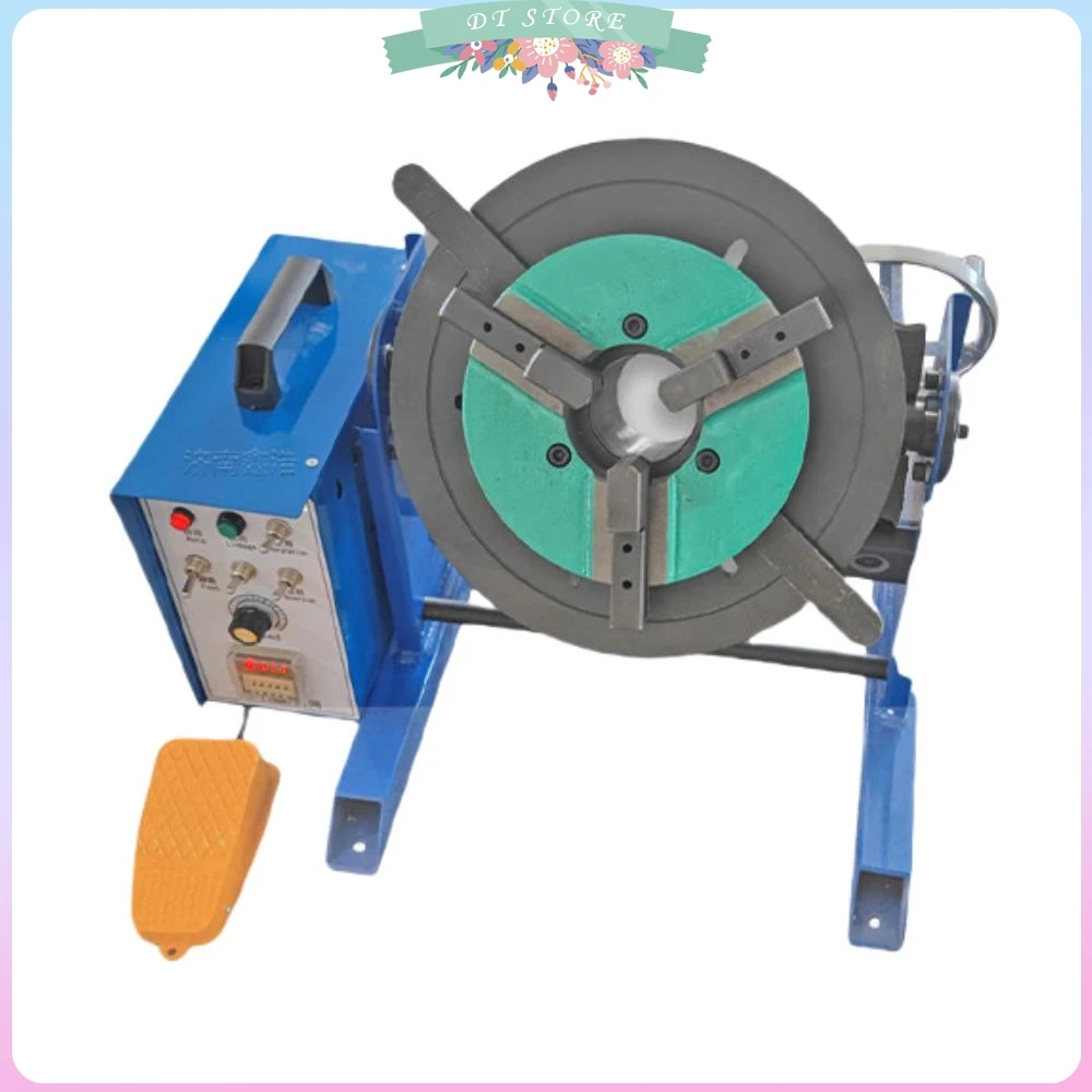 30kg CNC positioner welding turntable through-hole positioner pipe flange automatic welding positioner welding turntable