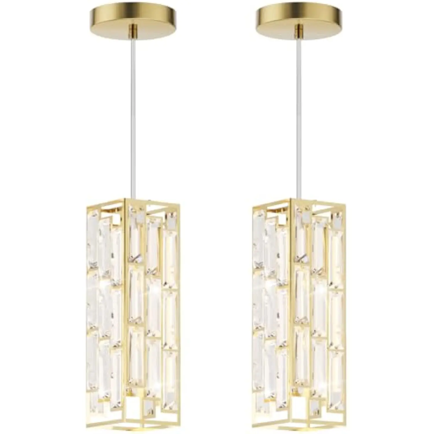 

Brass Pendant Lights Modern Pendant Light Fixture, Mini Crystal Pendant Ceiling Light, Pendant Light for Kitchen Island, Dinnin