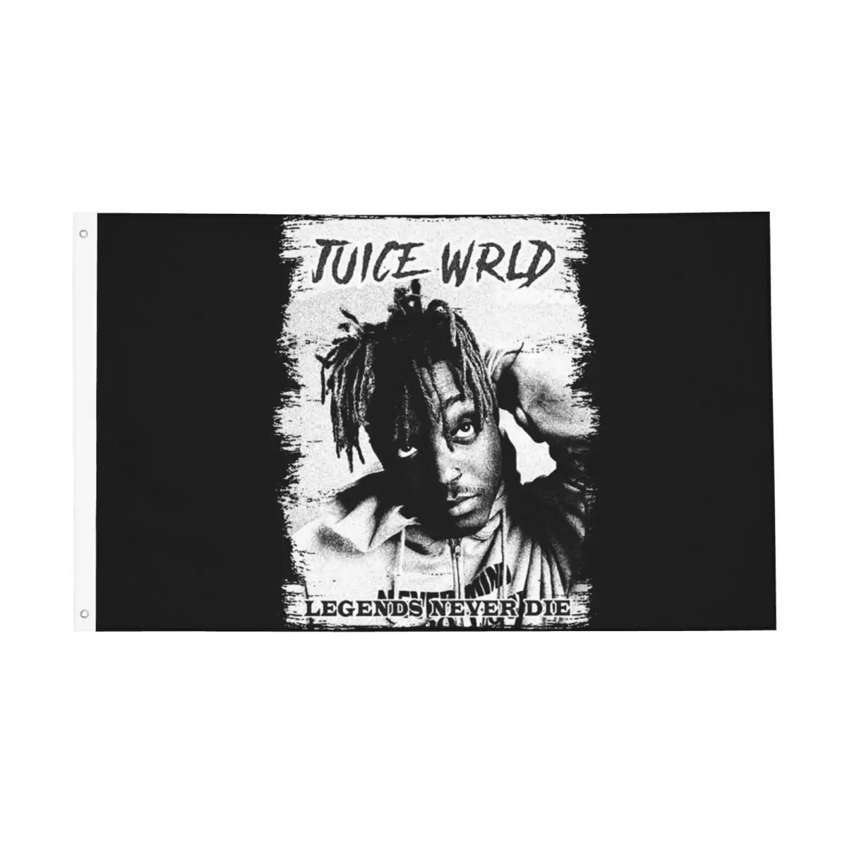 Juice Wrld Red Legends Never Die Flag Fade Proof Indoor Outdoor Banner Polyester Home Room Dorm Wall Decor 3x5 FT