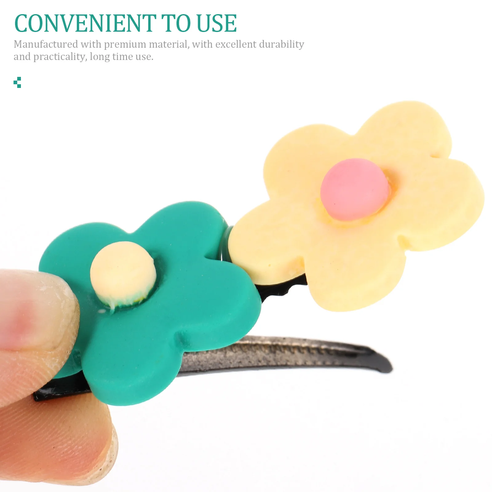 

8Pcs Flower Hair Clips Tiny Small Duck Billed Clips for No Crease Hairpins Lightweight Comfortable Hairstyle