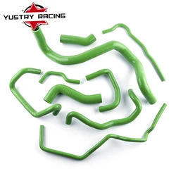 9PCS Silicone Coolant Radiator Hose Kit Pipe For Volkswagen VW Golf GTI MK4 1.8T 2000-2006 2001 2002 2003 2004 2005