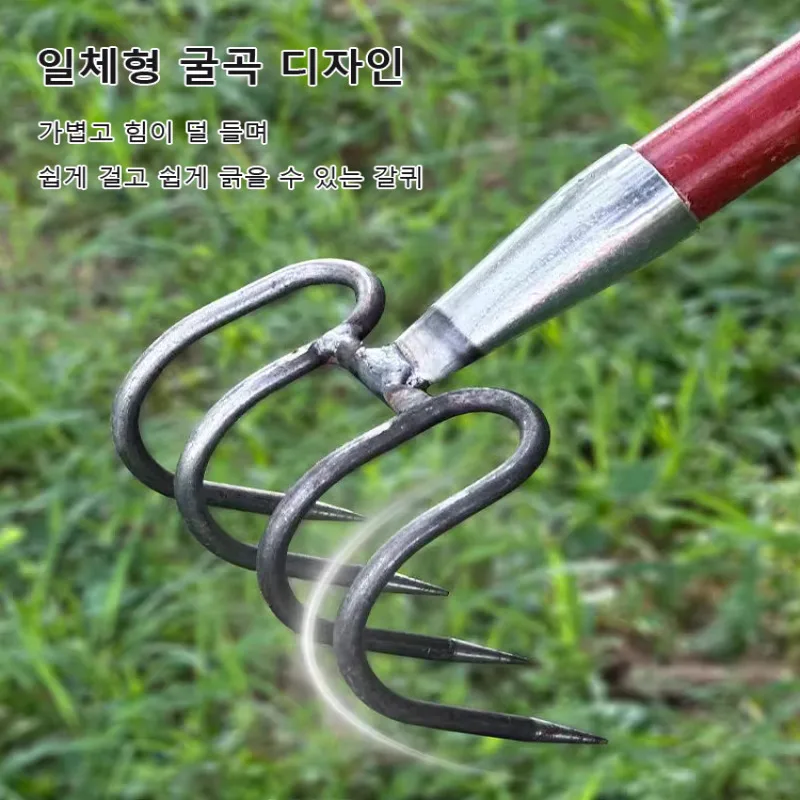 

Инструмент для расчистки и разрыхления почвы: усиленный стальной грабель для сельскохозяйственных и строительных работ, для рекультивации земель