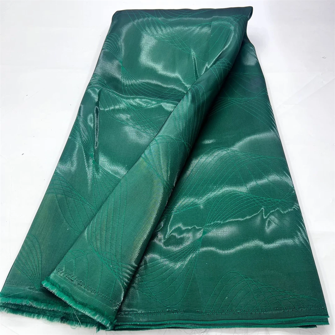 

LACE 2025 High Quality African Nigerian Tulle Brocade Lace Fabrics French Jacquard Gilding Lace Dress for Women Wedding