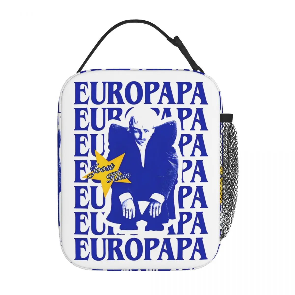 Europapa Joost Kleins Eurovisions 2024 Netherlands Insulated Lunch Bag Food Container Portable Thermal Cooler Lunch Boxes