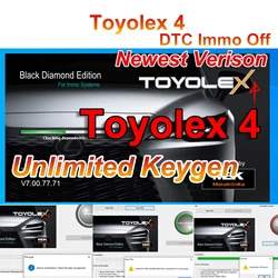 Toyolex 4 Toyolex 3 with Unlimited Keygen for Denso for Lexus Mascheramento Car DTC Disable SoftwareTool PK Toyolex3 Toyolex4