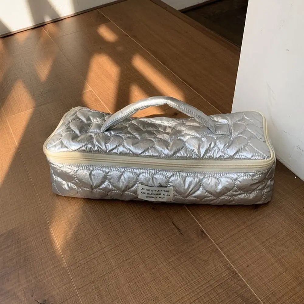 Fashion Large Capacity Hair Dryer Storage Bag Portable Travel Design Cosmetic Bag Zipper Durable Makeup Case Women