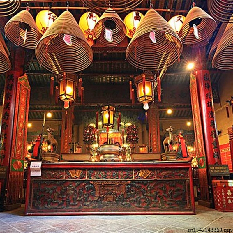 72 Hours Sandalwood Coil Incense Temple Hanging Plate Incense Buddha Household Toilet Air Freshing Dispelling Stink Aromatherapy