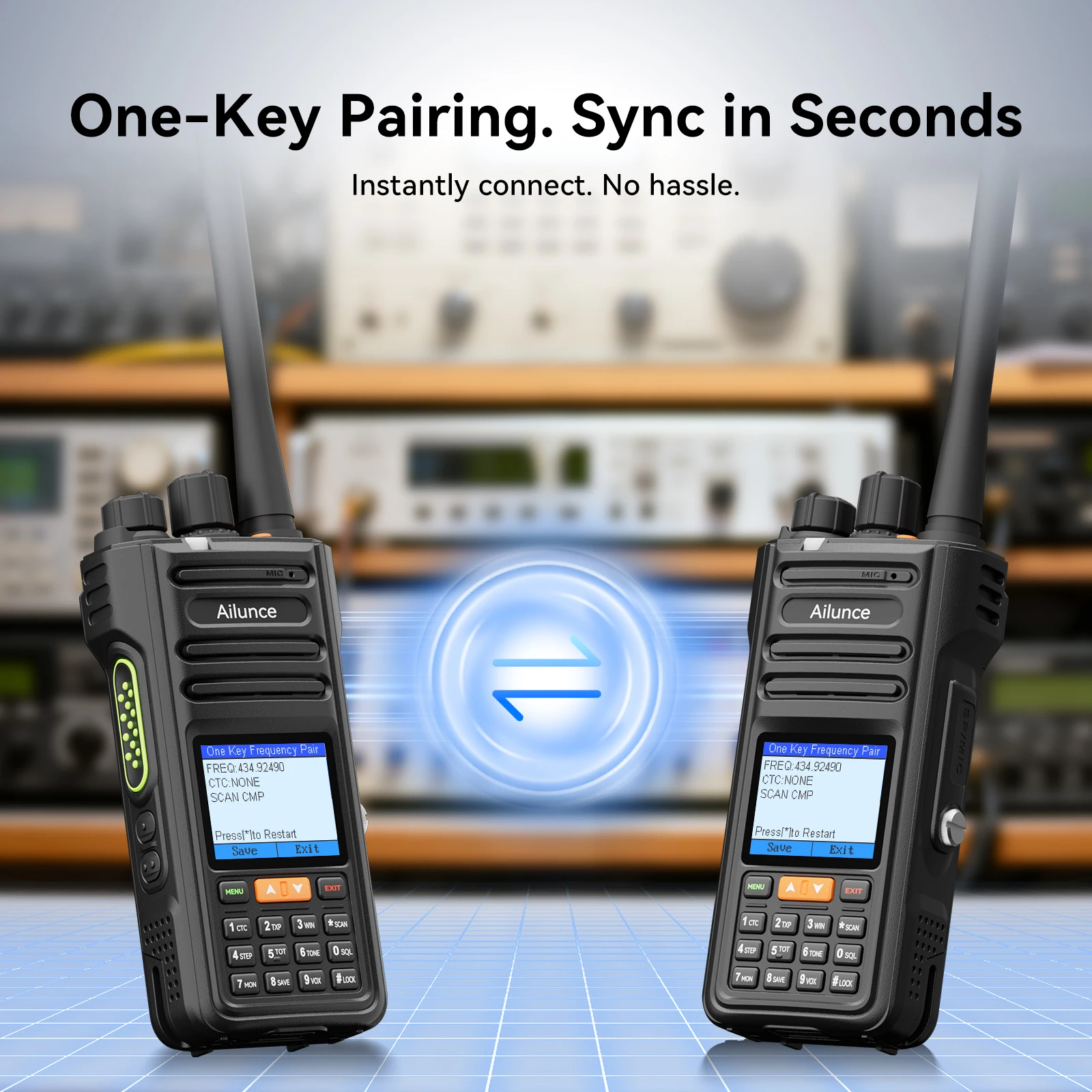 Retevis HA2 لاسلكي تخاطب FPP ثنائي النطاق 10 واط GPS APRS IP67 مقاوم للماء بلوتوث App برمجة راديو لحم الخنزير #6