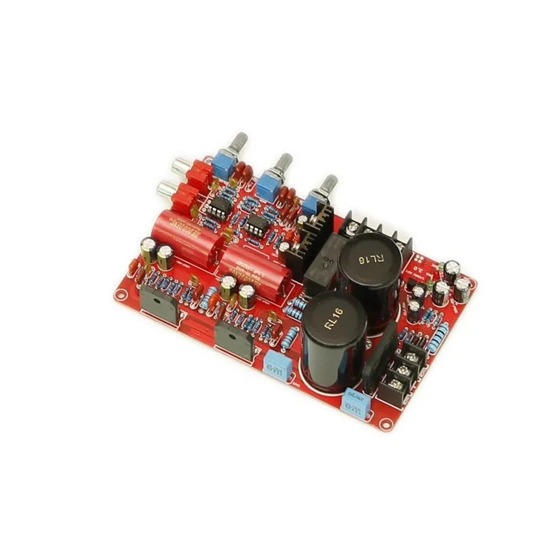 Dual AC18-24V LM3886 68W * 2 2.0 Channel Stereo Hifi Fever เครื่องขยายเสียงดิจิตอล Treble Bass Tone